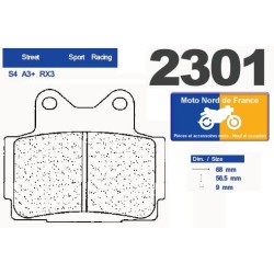 Set of pads type 2301 RX3