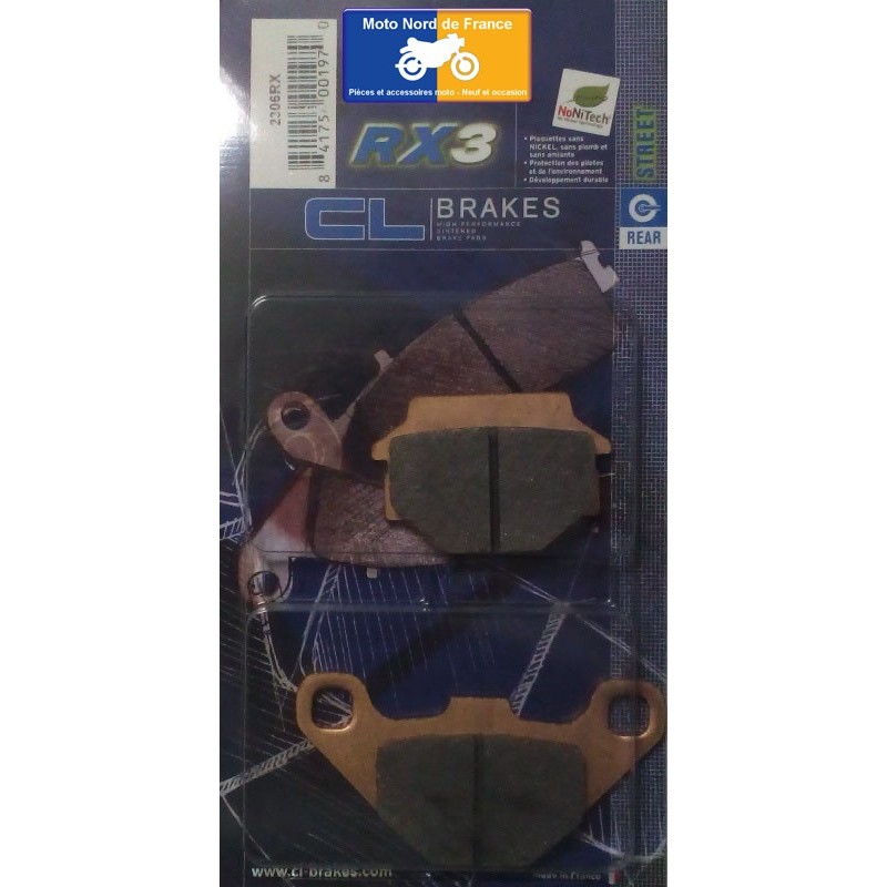 Jeu de plaquettes type 2306 RX3 Jeu de plaquettes type 2306 RX3