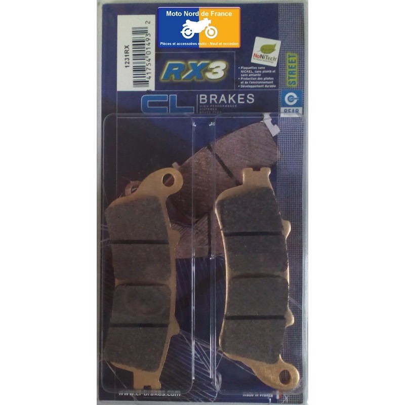 Set of pads type 1231 RX3 Set of pads type 1231 RX3