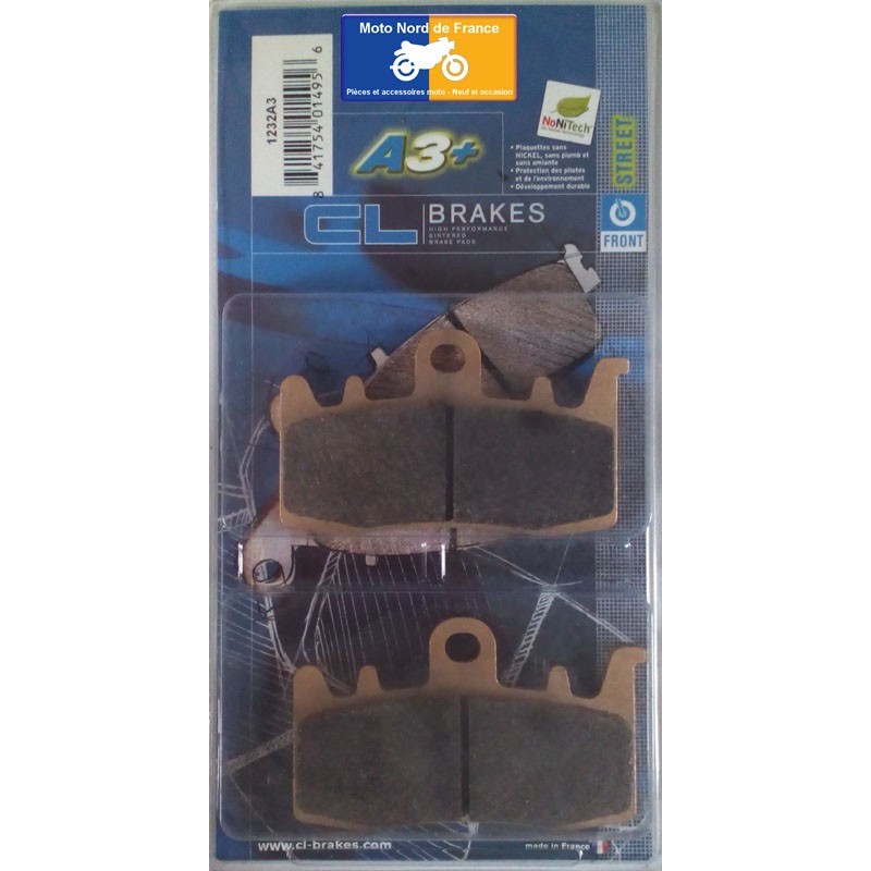 Jeu de plaquettes type 1232 A3+ Jeu de plaquettes type 1232 A3+