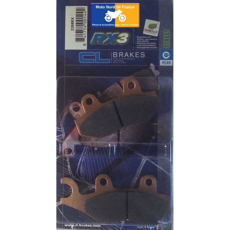 Set of pads type 2288 RX3 Set of pads type 2288 RX3