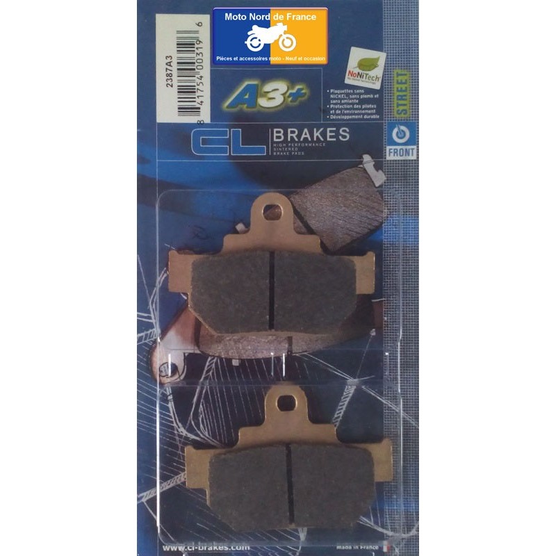 Set of pads type 2387 A3+