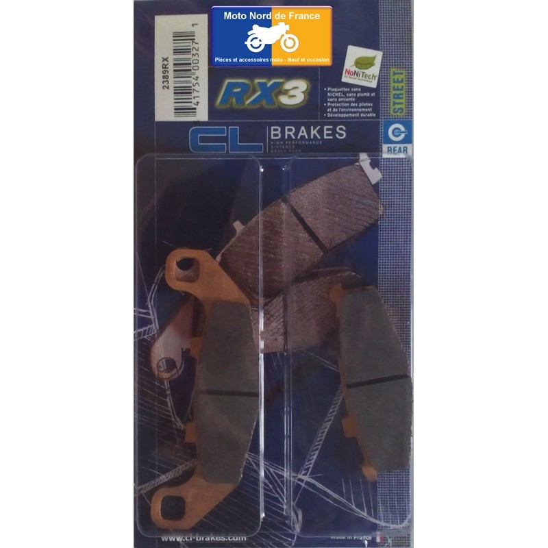 Set of pads type 2389 RX3 Set of pads type 2389 RX3