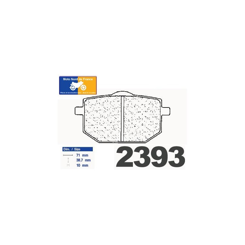 Jeu de plaquettes type 2393 A3+ Jeu de plaquettes type 2393 A3+
