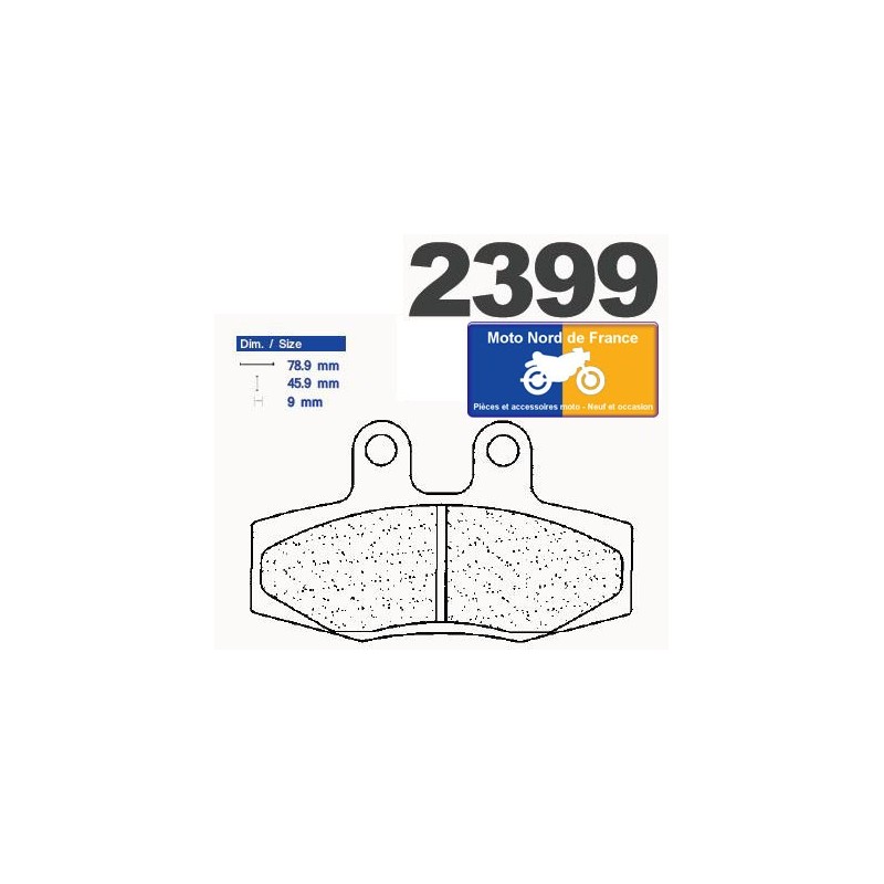 Set of pads type 2399 A3+ Set of pads type 2399 A3+