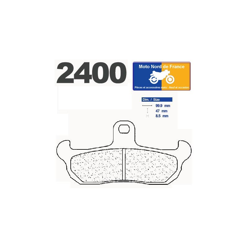 Jeu de plaquettes type 2400 A3+ Jeu de plaquettes type 2400 A3+