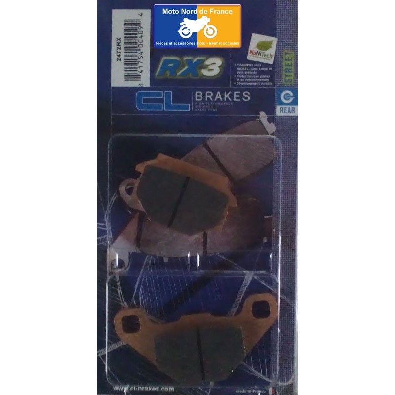 Jeu de plaquettes type 2472 RX3 Jeu de plaquettes type 2472 RX3