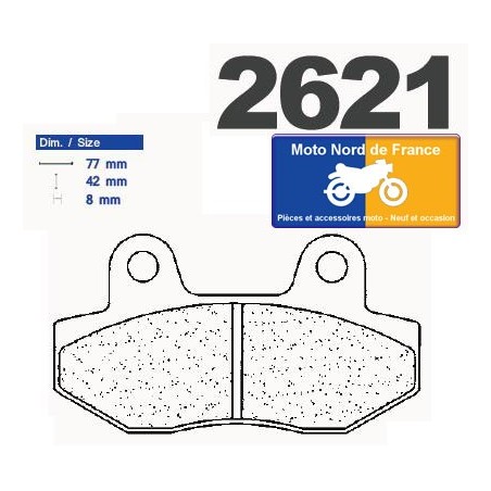 Jeu de plaquettes type 2621 A3+