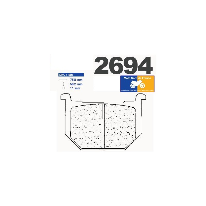 Jeu de plaquettes type 2694 A3+ Jeu de plaquettes type 2694 A3+