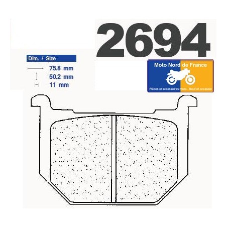 Jeu de plaquettes type 2694 A3+