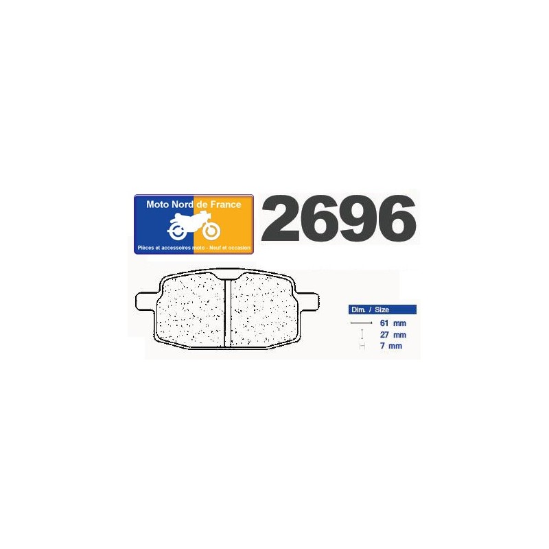 Set of pads type 2696 A3+ Set of pads type 2696 A3+