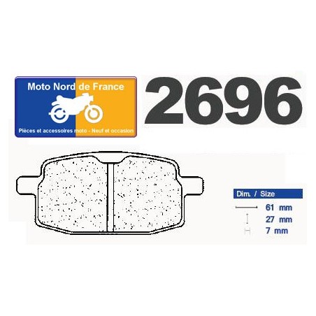 Jeu de plaquettes type 2696 A3+