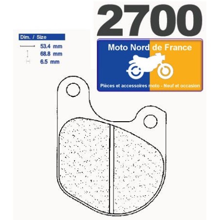 Jeu de plaquettes type 2700 A3+