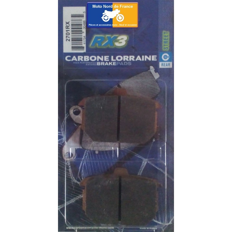 Set of pads type 2701 RX3 Set of pads type 2701 RX3