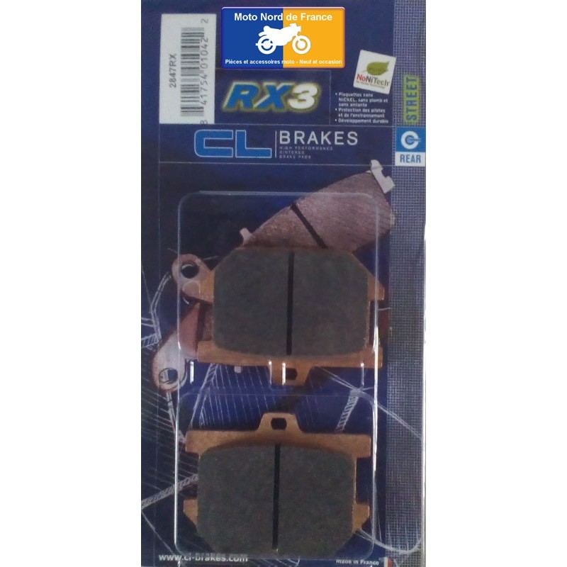 Set of pads type 2847 RX3 Set of pads type 2847 RX3