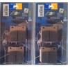 2 Jeux de plaquettes avant pour Suzuki GSX 550 E (GN71D) 1983-1987