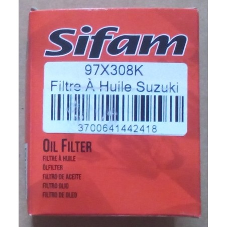 Filtre à huile Sifam pour Suzuki XF 650 Freewind 1997-2001