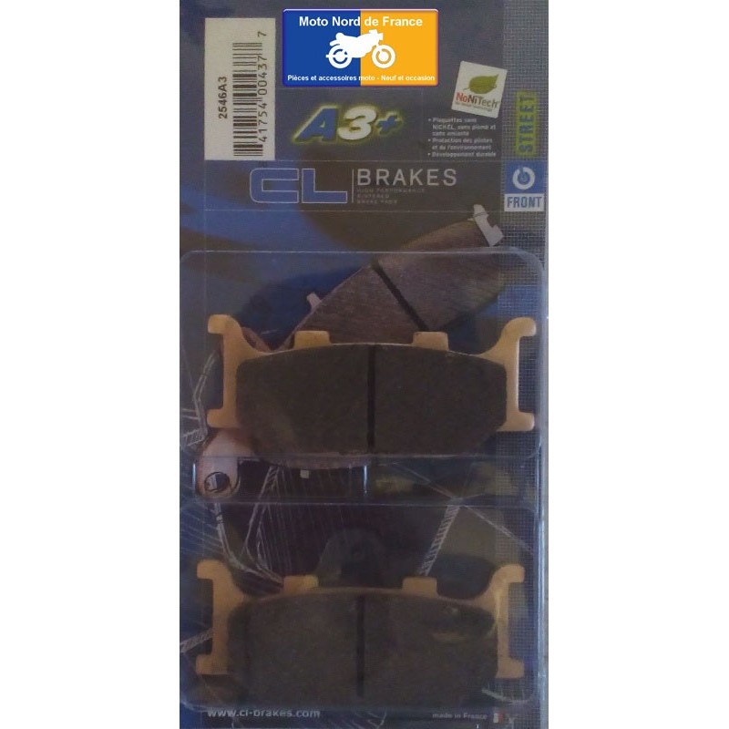 Jeu de plaquettes avant pour Yamaha 125 SR 1997-2003 Jeu de plaquettes avant pour Yamaha 125 SR 1997-2003