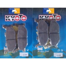 2 Jeux de plaquettes avant Kyoto pour MBK YP 400 Skyliner 2005-2008