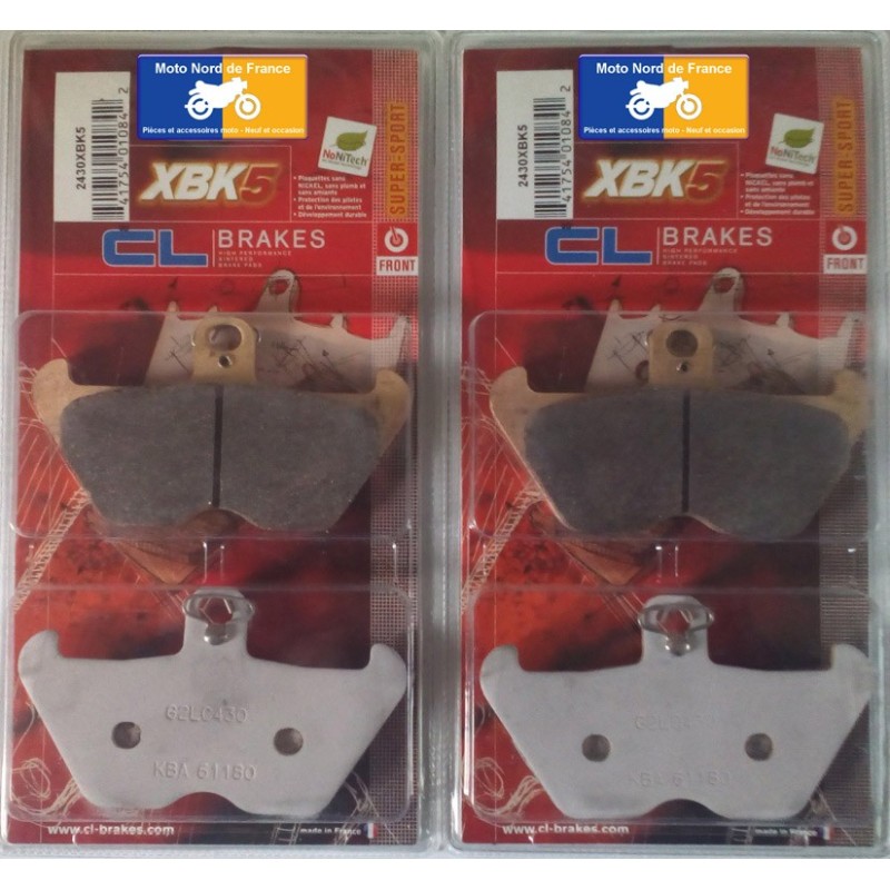 2 Jeux de plaquettes avant pour BMW R1100 GS /ABS 1994-2001