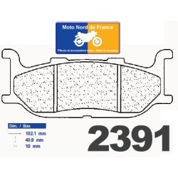 Jeu de plaquettes avant pour Yamaha XJ 600 N/S Diversion 1992-1997