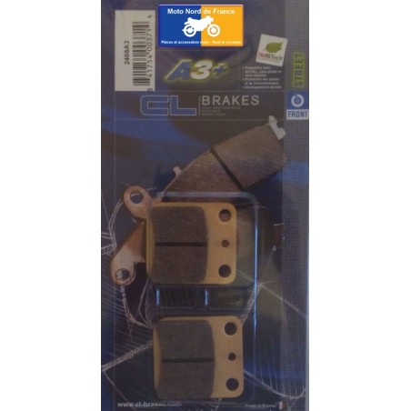 Jeu de plaquettes de frein avant pour Honda 125 CG 2004-2008