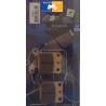 Set of front brake pads for Honda 125 CG 2004-2008