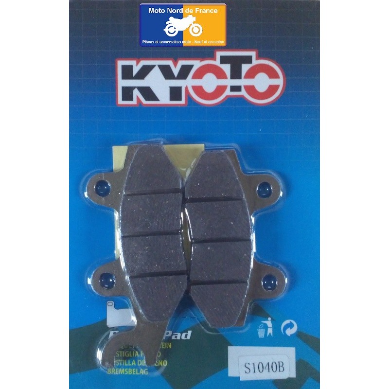 Jeu de plaquettes arrière Kyoto pour Keeway 125 Oulook 2007-2014