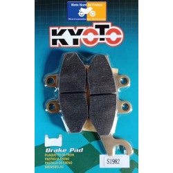 Set of rear pads Kyoto for Piaggio 125 X-Evo (caliper 2 axes) 2007-2016