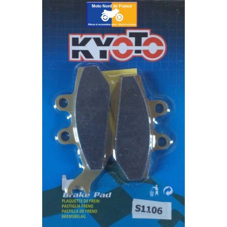 Jeu de plaquettes avant Kyoto pour Peugeot XPS 50 Super-Motard 2004-2009