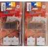 2 Sets of front brake pads for Triumph 1050 Speed Triple (brembo) 2008-2015