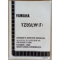 Service manual Yamaha YZ 80 LW(F) 1994 - ref.00037