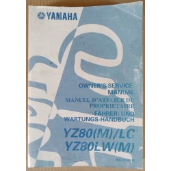 Service manual Yamaha YZ80 (M)/LC LW(M) 2000 - ref.00058