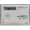 Complement parts list Yamaha 500 XS 1979 - ref.00078