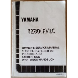 Manuel atelier Yamaha YZ 80 (F)LC 1994 - ref.00094