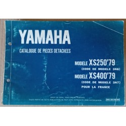 Parts list Yamaha 250-400 XS 1979 - ref.00102