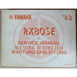 Service manual Yamaha RX 80 SE 1982 - ref.00134