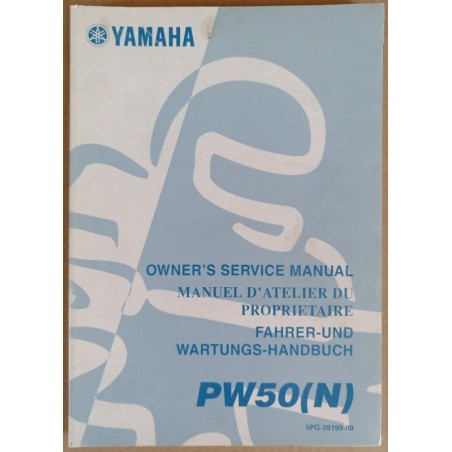 Manuel atelier Yamaha PW50 (N) 2001 - ref.00153