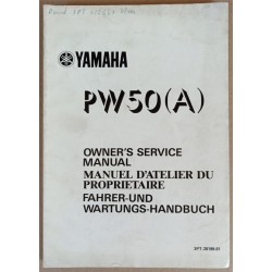 Service manual Yamaha PW50 (A) 1989 - ref.00154