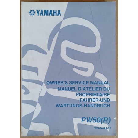 Service manual Yamaha PW50 (R) 2003 - ref.00155