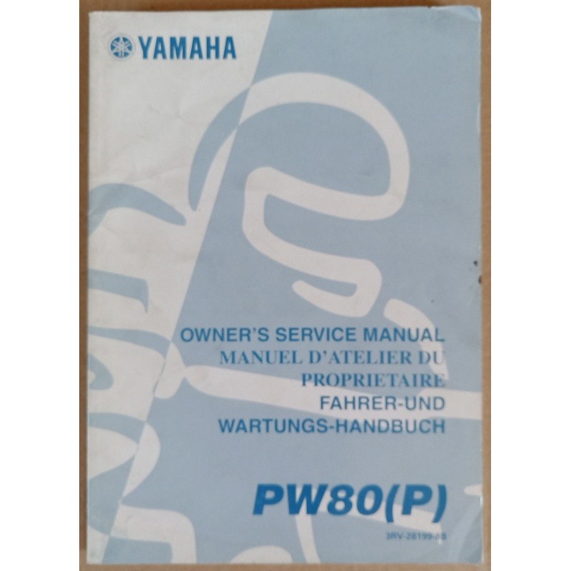 Service manual Yamaha PW50 (P) 2002 - ref.00156