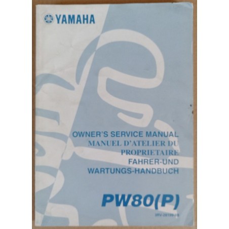 Manuel atelier Yamaha PW50 (P) 2002 - ref.00156