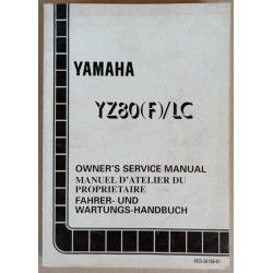 Manuel atelier Yamaha YZ 80 (F)LC 1994 - ref.00164