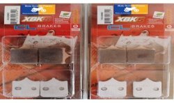 2 Jeux de plaquettes de frein avant pour KTM Supermoto 990 R 2008-2009