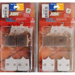 2 Sets of front brake pads for Norton Commando 961 Cafe Racer 2010-2014