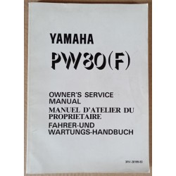 Manuel atelier Yamaha 80 PW (F) 1994 - ref.00200