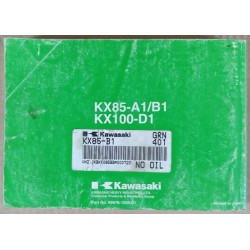 Owner's manual Kawasaki KX 85, KX 100 - ref.00229