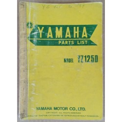 Parts list Yamaha YZ 125 (D) 1977 - ref.00276