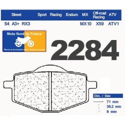 Jeu de plaquettes arrière pour Yamaha XTZ 660 Tenere 1991-1998