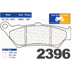 Jeu de plaquettes arrière CL pour Triumph 1600 Thunderbird 2009-2013